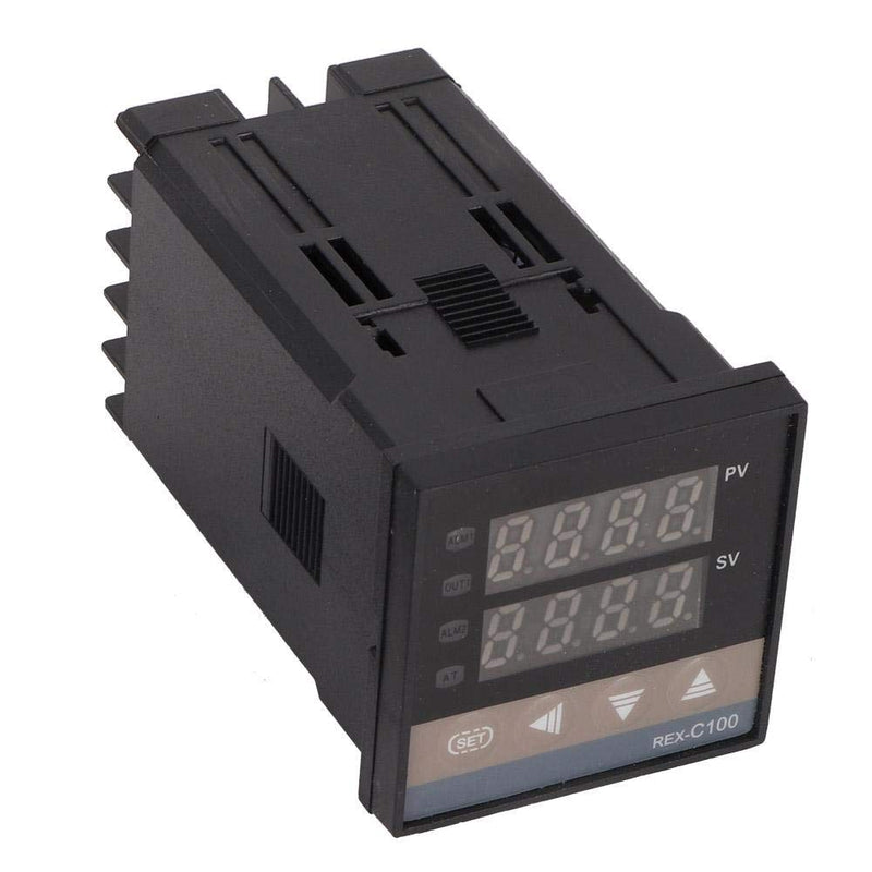 [Australia - AusPower] - Temperature Controller Kit, AC110V-240V 0-400℃ REX-C100 Digital LED PID Temperature Controller Thermostat with K Thermocouple & 1 x Max 25A SSR 