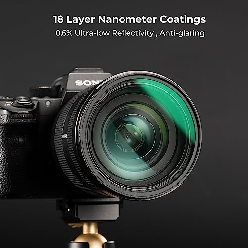 K&F CONCEPT 77mm White Mist 1/4 Filter White Diffusion Filter