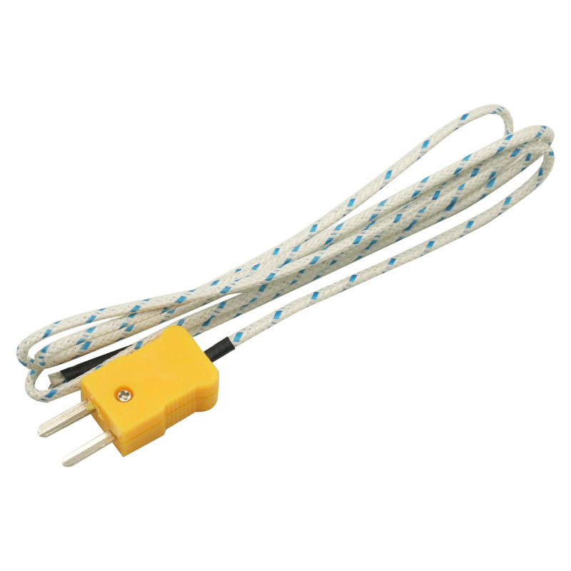 [Australia - AusPower] - 5PCS 1M Wire Measuring Temperature K Type Thermocouple Sensor Digital Probe Tester 