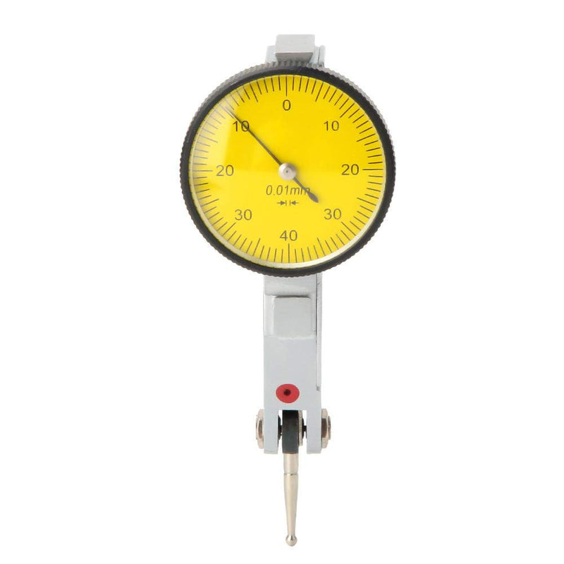 [Australia - AusPower] - Ouitble Dial Gauge 0-0.8mm Dial Gauge Dovetail Rails Dial 0.01mm High Precision Measuring Tool for Mechanical Processing Inspection 
