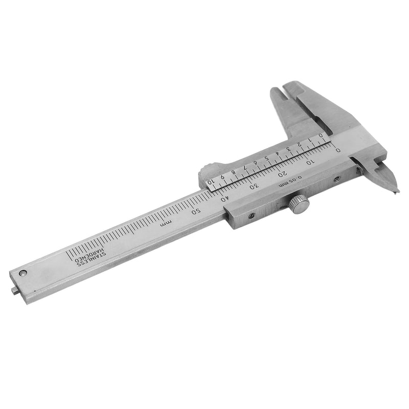 [Australia - AusPower] - Vernier Caliper, Stainless Steel High Accuracy Small Portable Measuring Tool 0‑50mm for Jewelry Coins, High Precision Caliper, Durable Slide Caliper Measuring Tool 