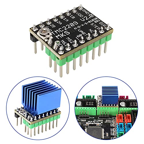 DEWIN Stepper Motor Driver, 5 Pairs MKS TMC2209 Stepper Motor Driver Stepsticks for 3d Printer Accessories Ultra Silent