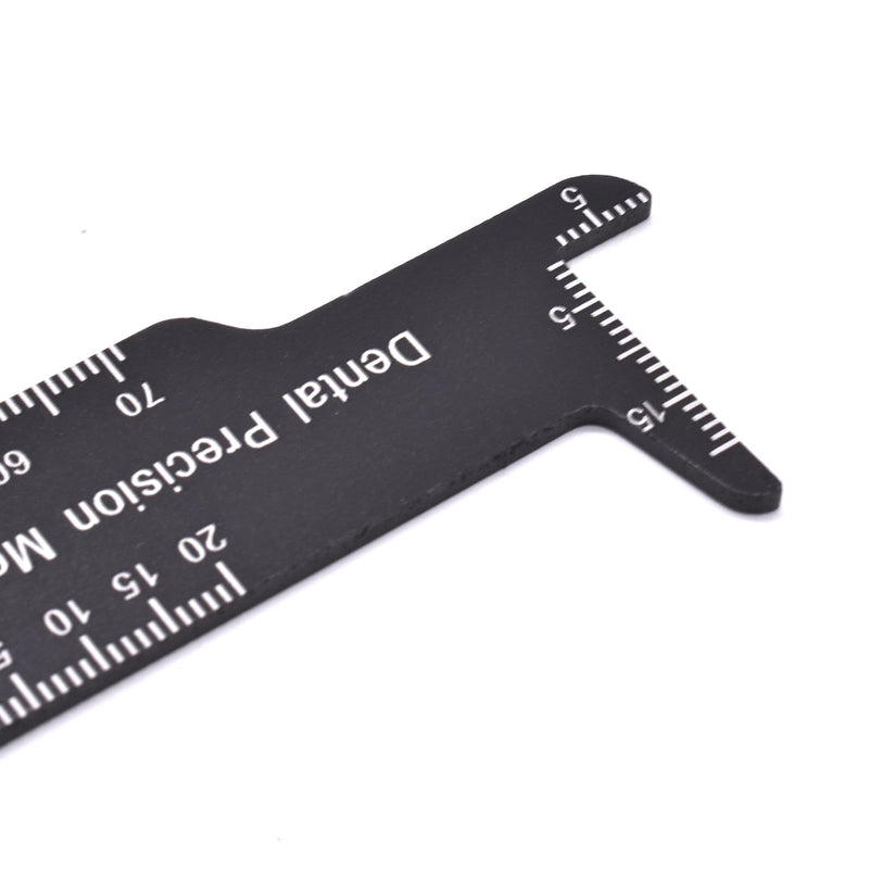 Angzhili 1 Piece Dental Precision Measuring Ruler,Span Measure,Dental Measuring Scale Tools