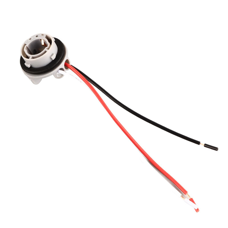 Lamp Holder Plug, Pack of 2 1157 Socket Turn Signal Brake Bulbs Holder Adapter Base Plug Cable
