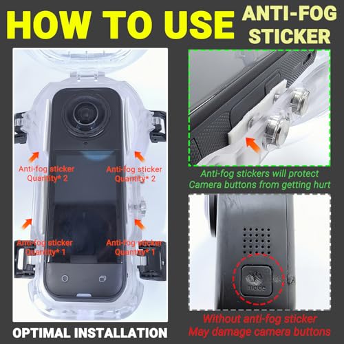 Insta 360 X5 Invisible Dive Case, Waterproof Up to 60M (197ft)