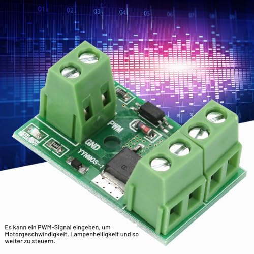 MOSFET Driver Module, Control Module MOS, 3-20V to 3.7-27VDC 10A Switching Module Field Effect Module, High Energy PWM Switch Control Board, YYNMOS-1 FET Optocoupler