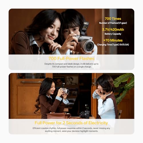 VILTROX Vintage Z2 Foldable TTL Mini Camera Flash for Sony Camera Vintage Z2-for Sony