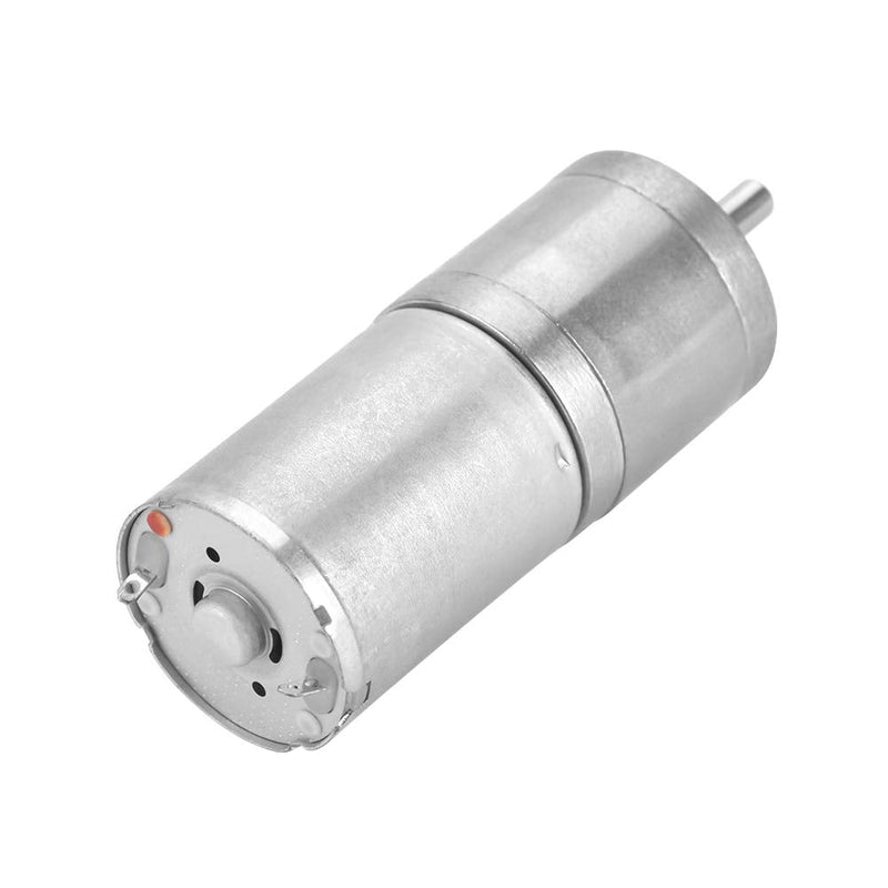 Speed Motor, 1 Piece, 25mm DC 12V 25GA-370 Reduced Speed Motor Metal for Electronic Lock (12V, 200RPM) 12V 200RPM