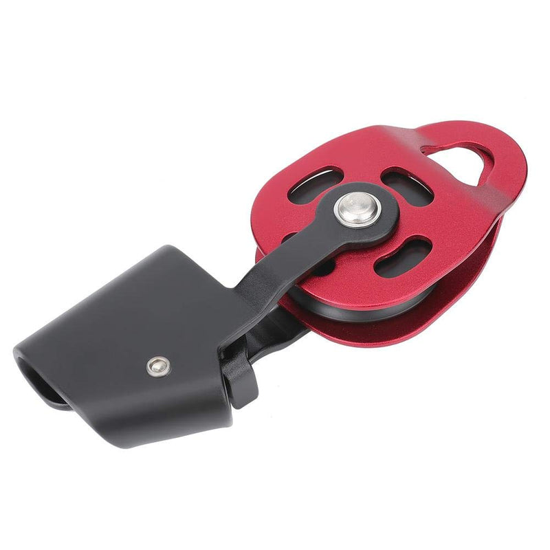 [Australia - AusPower] - Pulley Wheel, Pulley Climbing Single s Wheel, 4KN Aluminium Heavy Duty Single s Rope Pulley Block for 8-12mm Rope Climbing Pulley Lifting Device Pulley 
