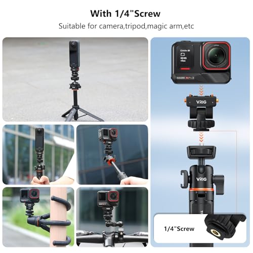 VRIG AC-44 Magnetic Quick-Release Cold Shoe Mount for Insta360 Ace Pro 2