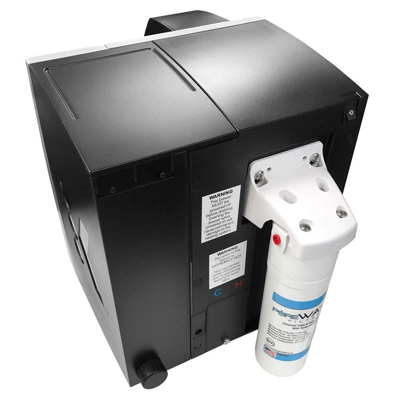 PureWater Filters Water Filter Kit Compatible with Keurig B150, K150, B155, K155, K2500, K3000, B3000, B3000SE, K3500, K4000 (Filter, Housing Head, Mounting Bracket with Screws)