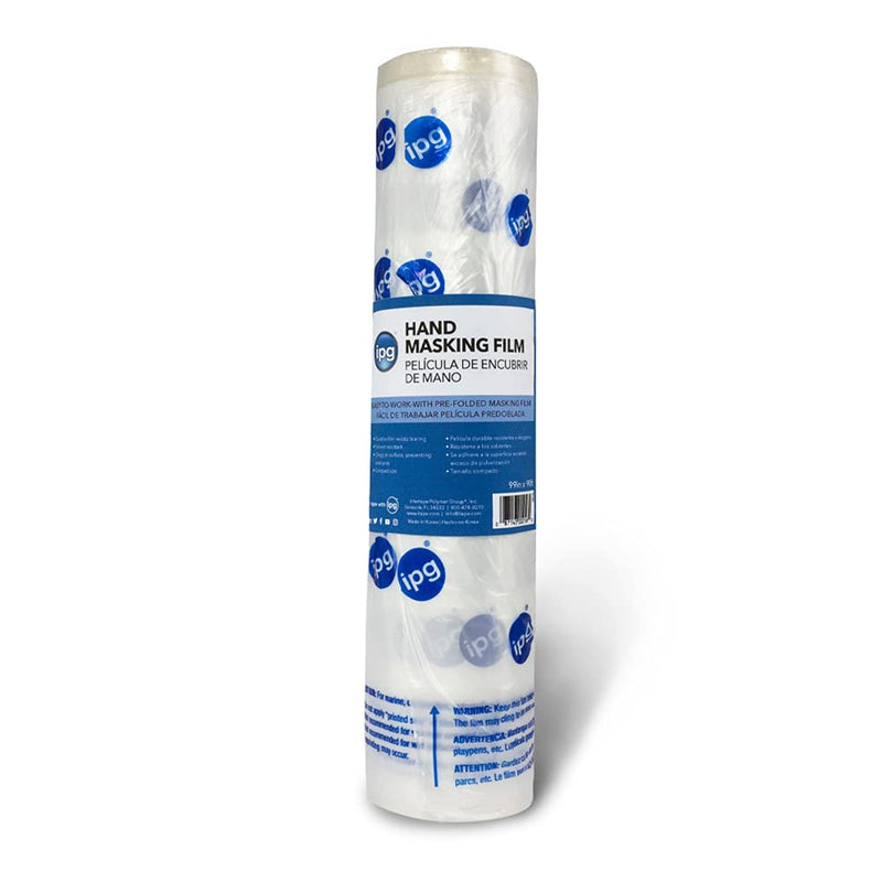 IPG Hand Masking Film, 99" x 90 ft, Clear (Single Roll)