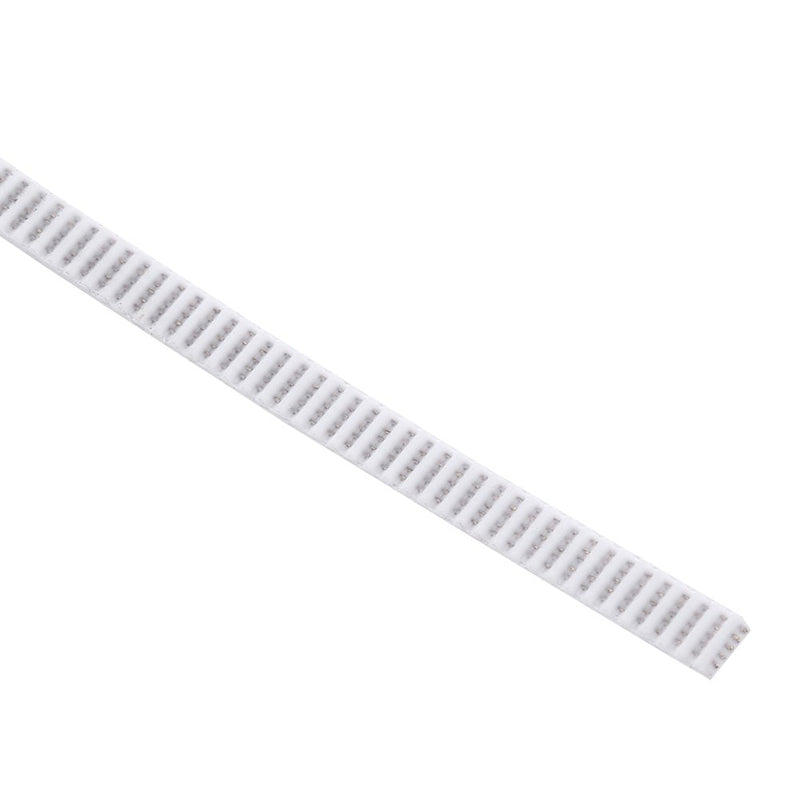 [Australia - AusPower] - GT2 Timing Belt, Reinforced GT2 Belt, 10M White Open Timing Belt for 3D Printer 6mm Wide PU with Steel Core, 6mm Width 