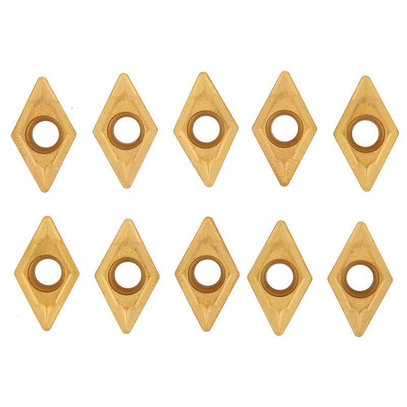 [Australia - AusPower] - DCMT11T308 DCMT32.51 Carbide Inserts, Blades, Lathe, Rotary Tool for Roughing and Prefinishing, Suitable Applications, #011 