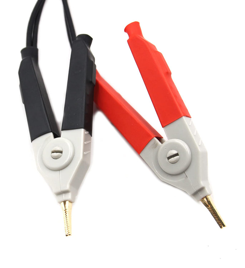 [Australia - AusPower] - Chiloskit Terminal Kelvin Clip Wires with 4 BNC LCR Meter Test Lead Cable Probe Set Standard Plug 