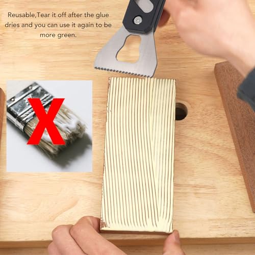 Walfront wood glue applicator set with brush, paint tray, and roller brush for handmade tasks