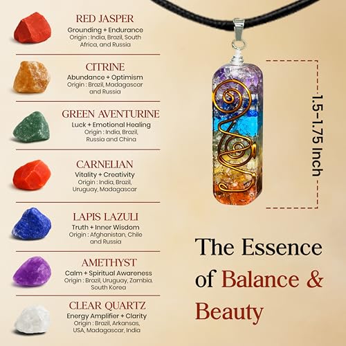 Red Jasper Tree, Crystal Tree, Tree of Life, Chakra Tree, Feng Shui Tree, Healing Crystal, Gemstone Tree, Crystal Gifts, Healing Stones, Spiritual Gift A2 - Seven Chakra Tree, Two Pendants