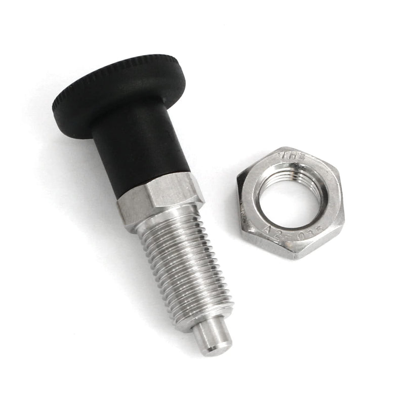 Push Fit Ball Nose Spring Plunger Stainless Steel Spring Return Knob Plunger Spring Indexing Plunger M10