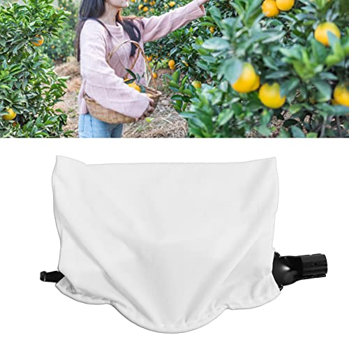 Fruit Picker, Large Capacity Fruit Picking Tool with Unique Branch Hook V Shaped Blades and Storage Bag for Orange Pear Mango Nut Picking
