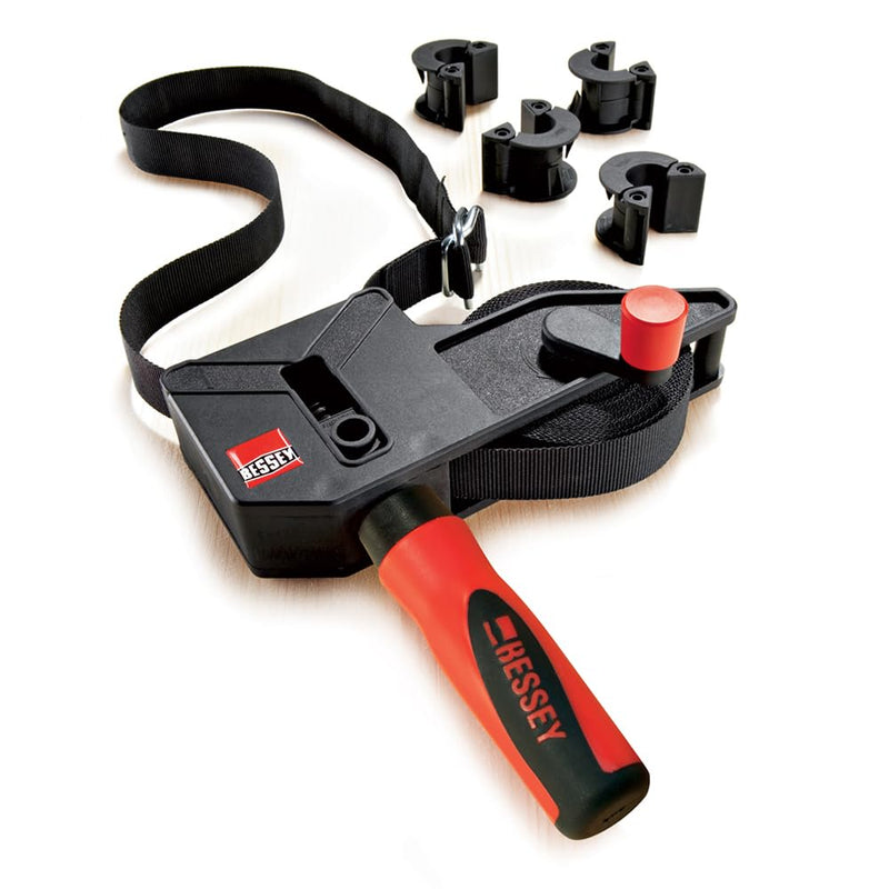 [Australia - AusPower] - BESSEY VAS-23+2K-CB, 23 ft Variable Angle Strap Clamp with 4 Clips HARDWARE 