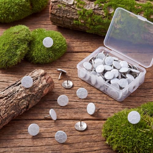Fullhawl 300-piece silver reflective tacks for trail marking