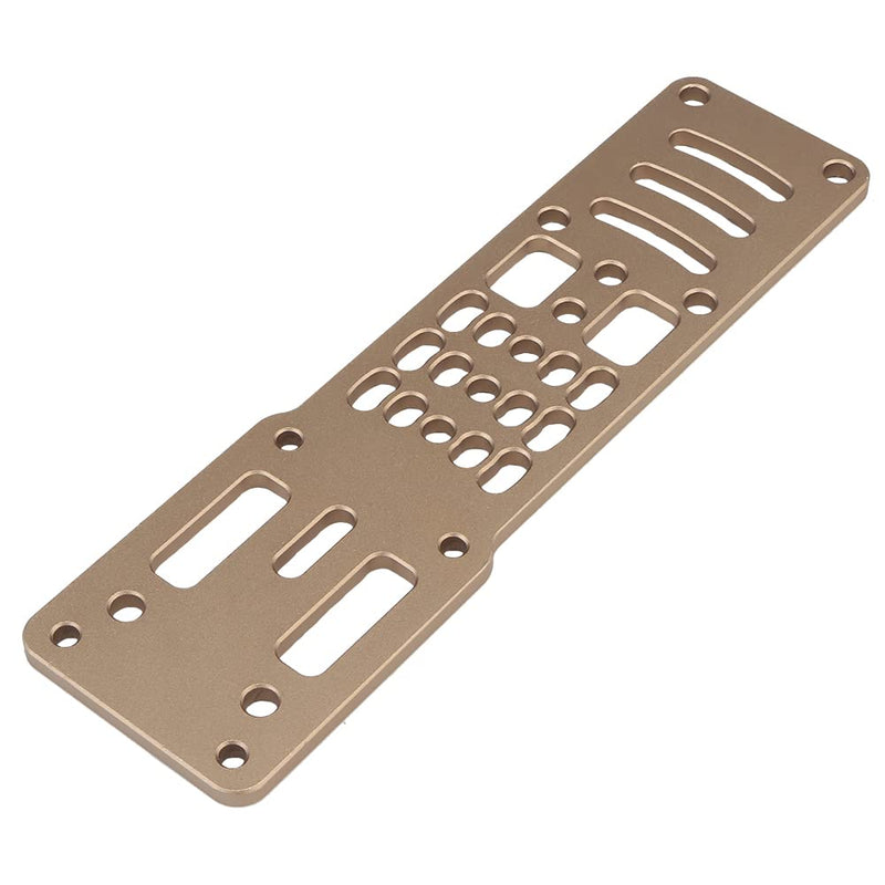 Tactical Sinking Holster Leg Hanging Extension Plate Adjustable Metal Modular Holster Adaptor Leg Drop Organizer CB 19x5.4x0.4cm