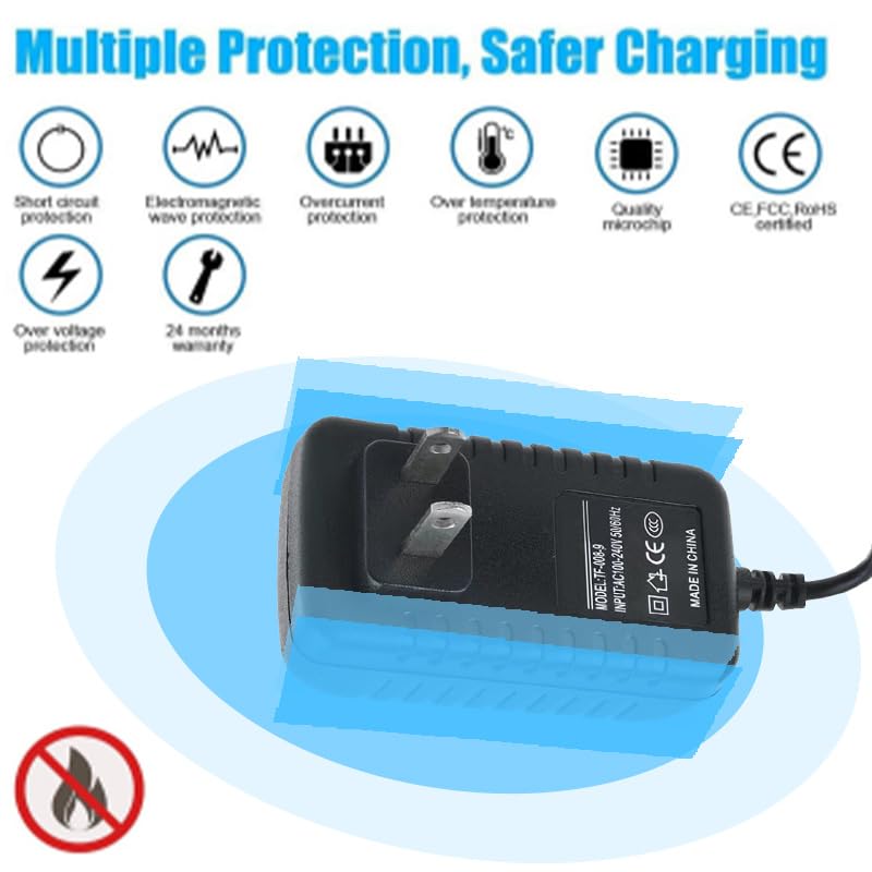 [Australia - AusPower] - AC Adapter Power Supply 7.5V DC (Positive Inside) 1A FITS 200mA 250mA 300mA 350mA 500mA 700mA 750mA Upto 1000mA 7.5W with OD: 5.5mm Barrel Plug Tip + Screw Terminals for DIY Connecting, black 
