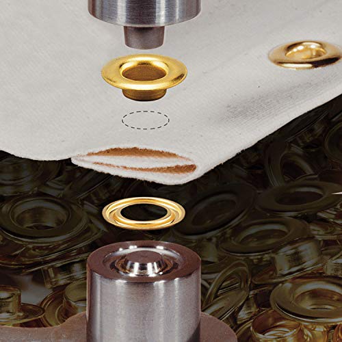 [Australia - AusPower] - Stimpson 2GWSSM100 Marine Grade Stainless Steel Sheet Metal Grommet & Washer Set, Durable & Heavy-Duty, 3/8 Inch Grommet, 100 Sets of Steel Grommets, Stainless Washer for Wiring & Hole Plug Assortment 100 pieces of Each 
