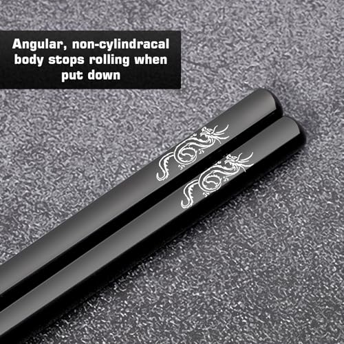 Youda 99.8% Pure TITANIUM Chopsticks Ultralight and Reusable Chopsticks for Camping, Home, Travel (2 Pairs) 2 Pairs