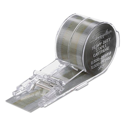 Swingline Premium Staple Cartridge with 5,000 jam-free 3/8-inch staples for heavy-duty staplers