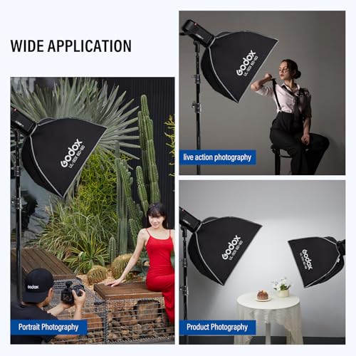 Godox Mini Softbox 40cm*40cm/ 15.7in*15.7in with Grid 15.7*15.7in