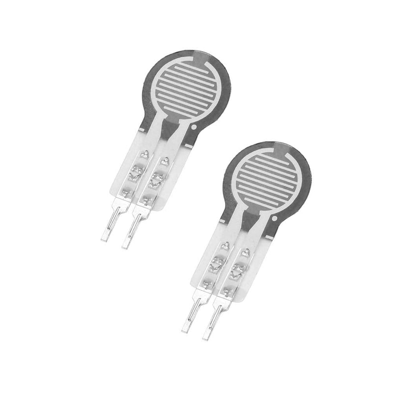 [Australia - AusPower] - Ejoyous Thin Film Pressure Sensor, 2 Pieces, 2-20 kg Resistance, High Precision Resistance Sensor, Intelligent Pressure Sensitive Force Sensor, for Intelligent Switch, Robot, Office Chair 