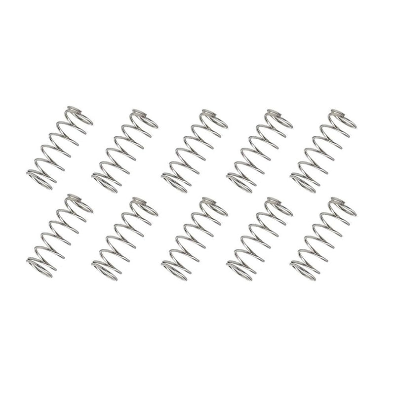 [Australia - AusPower] - 150pcs Compression Springs, 304 Stainless Steel Small Pen Spring, Length 10-30mm, OD 4-6mm, Wire Diameter 0.3-0.5mm (Color : 150pcs, Size : 0.4 * 5 * 15mm) 0.4*5*15mm 