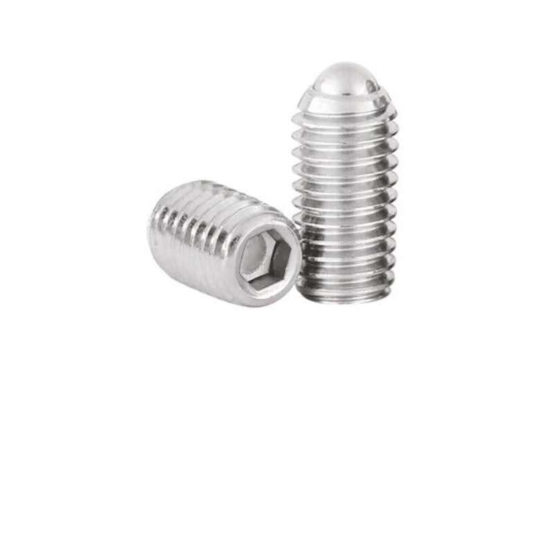 [Australia - AusPower] - M3 × 8mm Stainless Steel Inner Hexagon Ball Head Set Screw Hexagon Spring Ball Point Drive Screw, Pack of 10 M3 x 8mm 