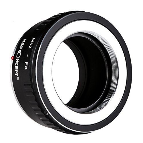 K&F CONCEPT Lens Adapter M42 to Fuji X Compatible with M42 Mount Lens to Fujifilm Fuji X-Series X FX Mount Mirrorless Camera Body