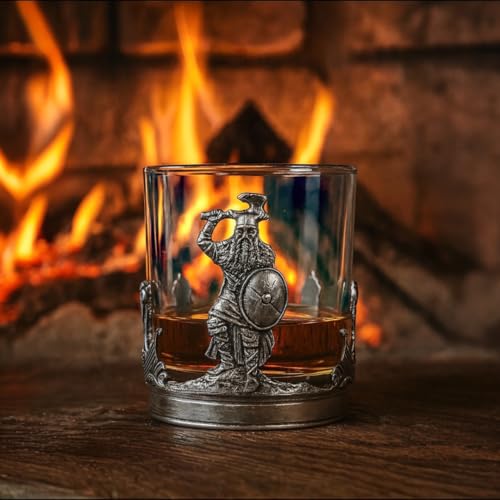 English Pewter Company 11oz Viking Norse Pewter Whisky Glass Tumbler [TUM100]