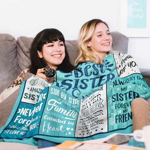 Sisters Birthday Gifts from Sister Brother, Sisters Blanket 60"X80" Sister Gifts 60"x80"