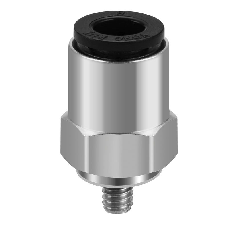 [Australia - AusPower] - Quick Fittings PC6-M5 6mm Push-to-Connect Air Line Fittings Push In Joint Thread Male M5 Pneumatic Connector 10 Pcs 