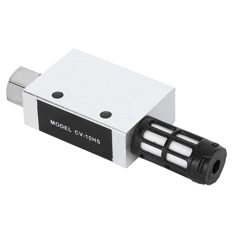 CV-10HS Silencer Vacuum Generator Vacuum Ejector Aluminum Alloy Pneumatic Outlet Valve, 1mm Nozzle Diameter, Large Ventilation