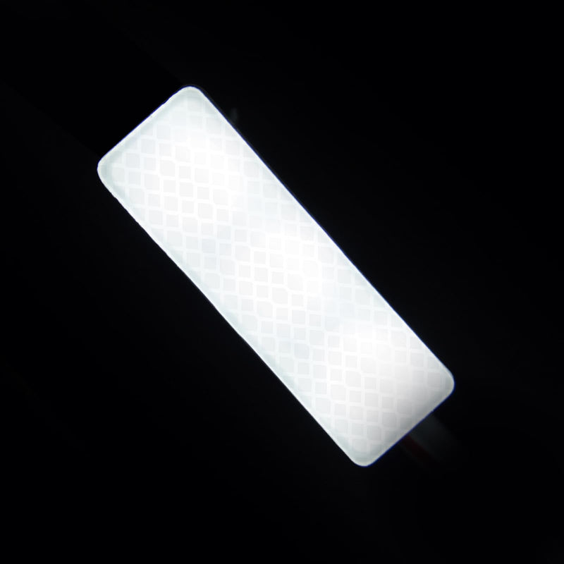 20 Pcs Super Reflection Reflective Stickers - Reflective Tape Reflection Stickers Mailboxes Made 3M Diamond Grade White for Helmets Cars More 3.15" X 1.18"