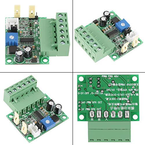 Analog Voltage to PWM Signal Converter 0-5V / 0-10V - 2KHZ-20KHZ Converter Module for PWM Motor Speed Control and Interface Circuit