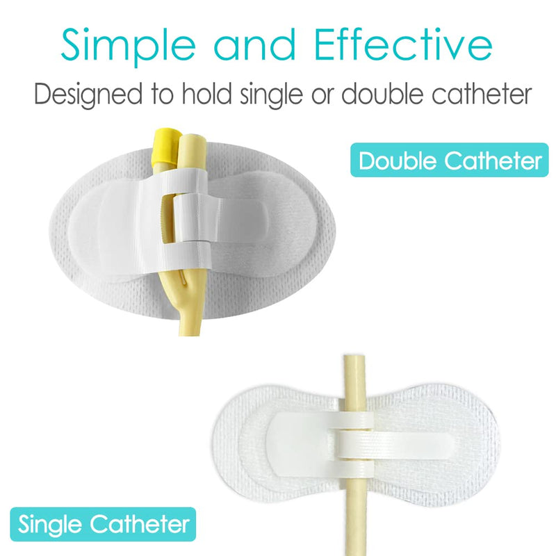Low-Profile Catheter Stabilization Device for Kids Baby's Gtube Feeding Tube G J Tube Peg Pd Catheter Holder Peritoneal Dialysis Accessories Adhesive Patch Dressing (Pack of 20) Low Profile Tube Holder - 20 Pcs