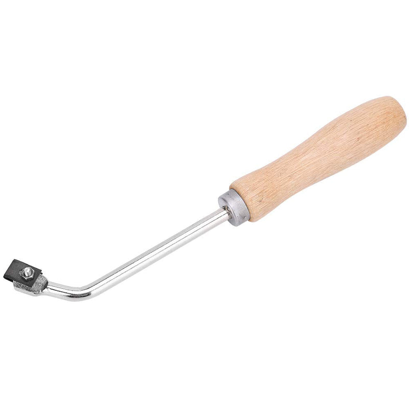 [Australia - AusPower] - PVC Floor Groover Tool with Beech Wood Handle, Floor Welding Slot Knife Groover, 9.6 inch Length, 3 Spare Blades 