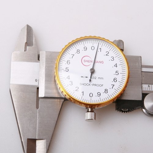 [Australia - AusPower] - ATOPLEE Dial Caliper Measuring Tool Stanless Steel 6-inch Shook-Proof Dial Caliper,0.001" Accuracy (Metric Measurement) 