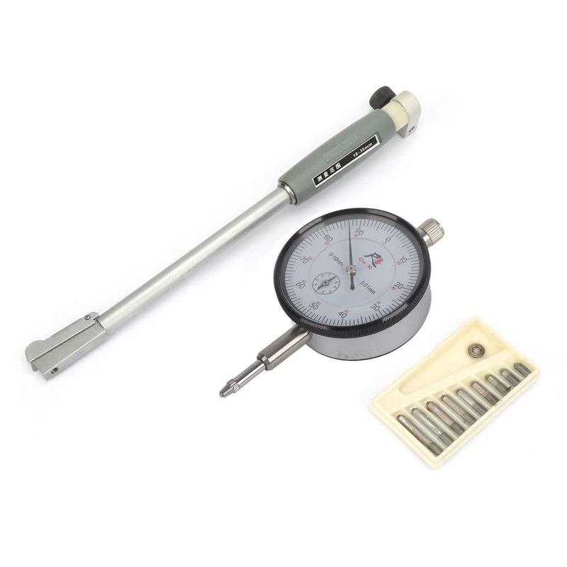 [Australia - AusPower] - Bore Dial Gauge, Hole Diameter Dial Indicator Inner Diameter Scale 18-35mm 0.01mm Accuracy Engine Cylinder Measuring Tools for Industrial Equipment 
