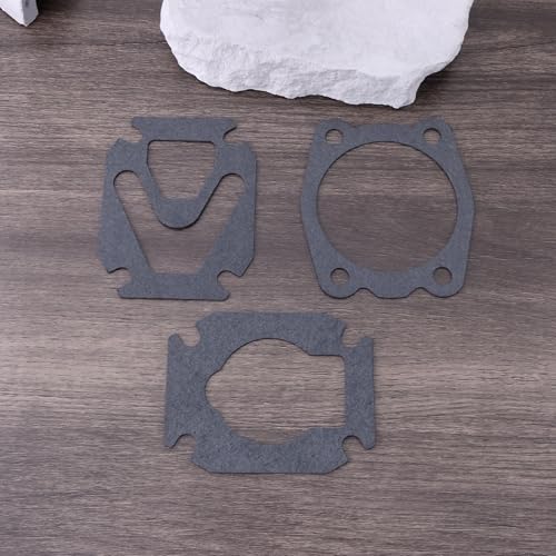 3 Set of Air Compressor Valve Plate Pad Kit Cylinder Head Plate Sealing Gasket Replacement for Home Automotive Industry