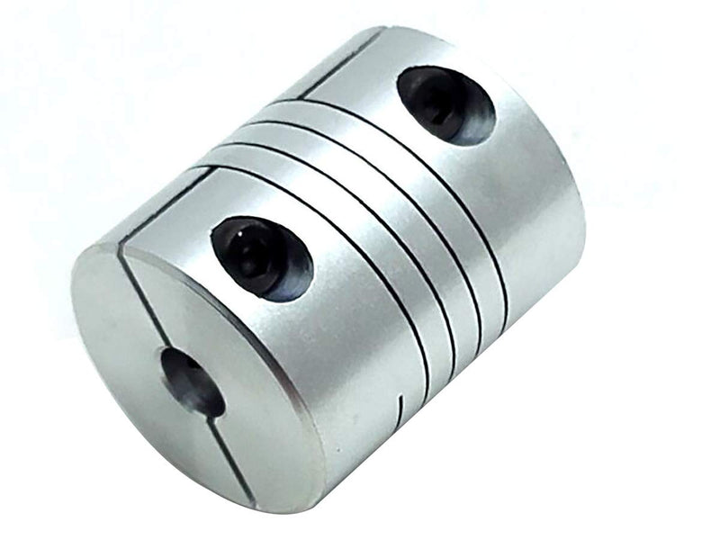 [Australia - AusPower] - 6.35 x 12.7mm 1/4" x 1/2" Flexible Shaft Coupling Rigid CNC Coupler D25mm L30mm 