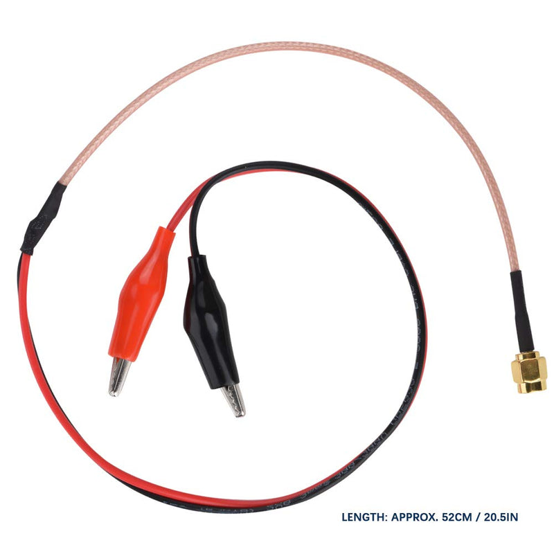 [Australia - AusPower] - 20.5in SMA Test Leads, Red Black Coaxial Cable Tester Leads, Internal Thread Coaxial Tester Cable for SMA Connectors 