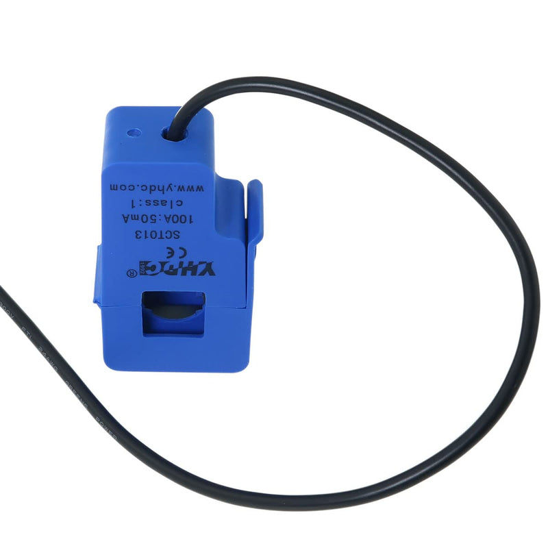 [Australia - AusPower] - Current Transformer ZCZQC Blue SCT-013 0-100A Non-invasive AC Current Sensor Split-Core Clamp Open-Close Current Transformer 