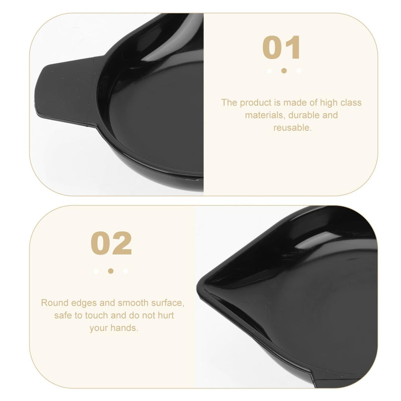 Ciieeo Pack of 5 Multi-Purpose Scales Tray Made of PP Plastic Reusable Kitchen and Jewelry Weighing Bowls with Large Capacity for Precise Weighing Small Objects